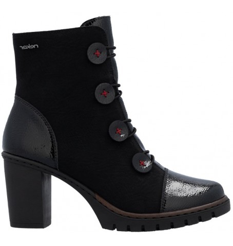 Rieker Y2576-00 - Black varnish - Y2576$00.01R