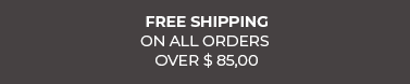 Free shipping on all orders over $85